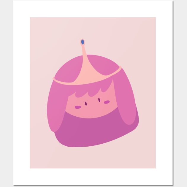 Adventure Time Princess Bubblegum Wall Art by Gedwolcraeft